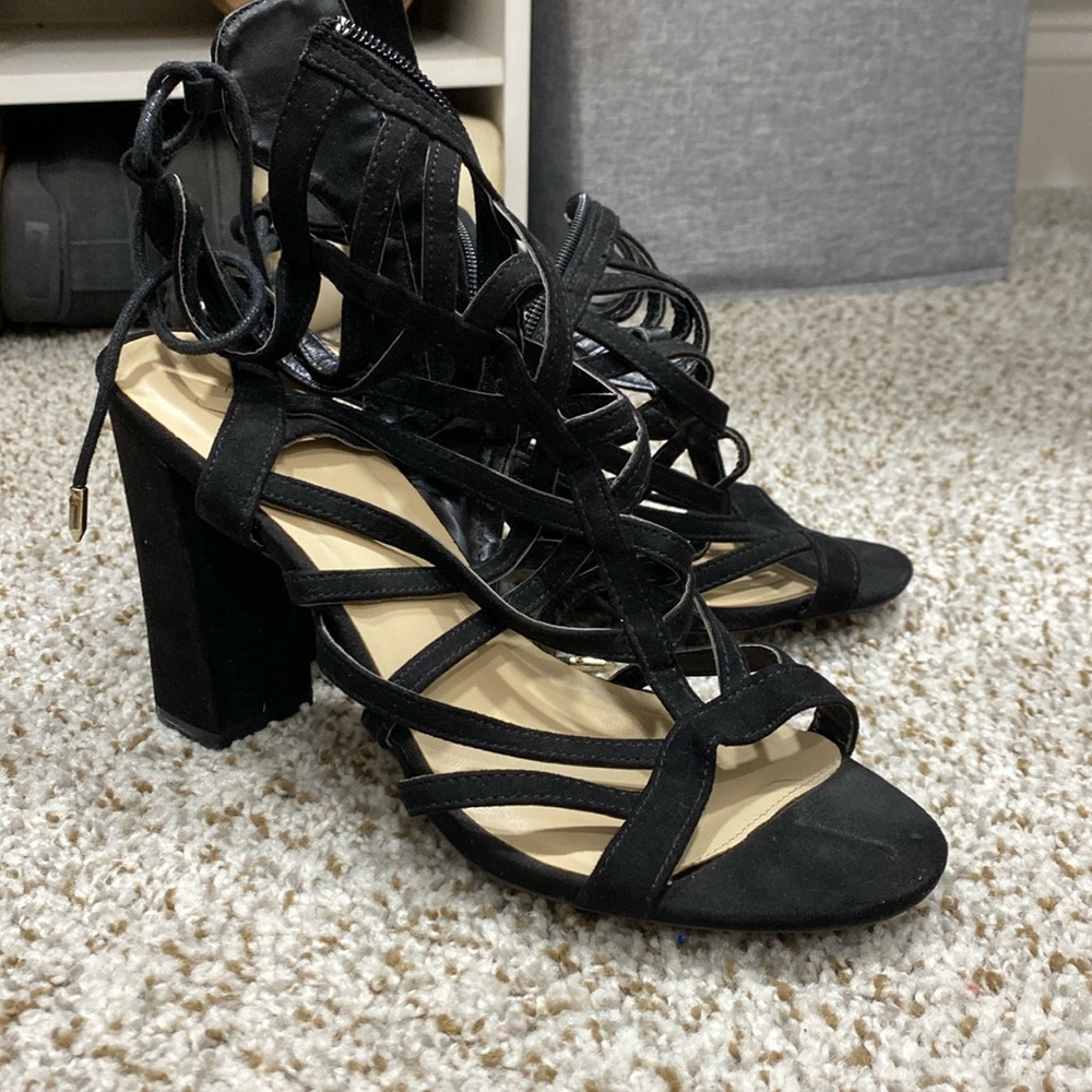 black heels